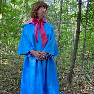 Blue Fairy Godmother Costume 24 Waist Length Cape and Skirt image 6