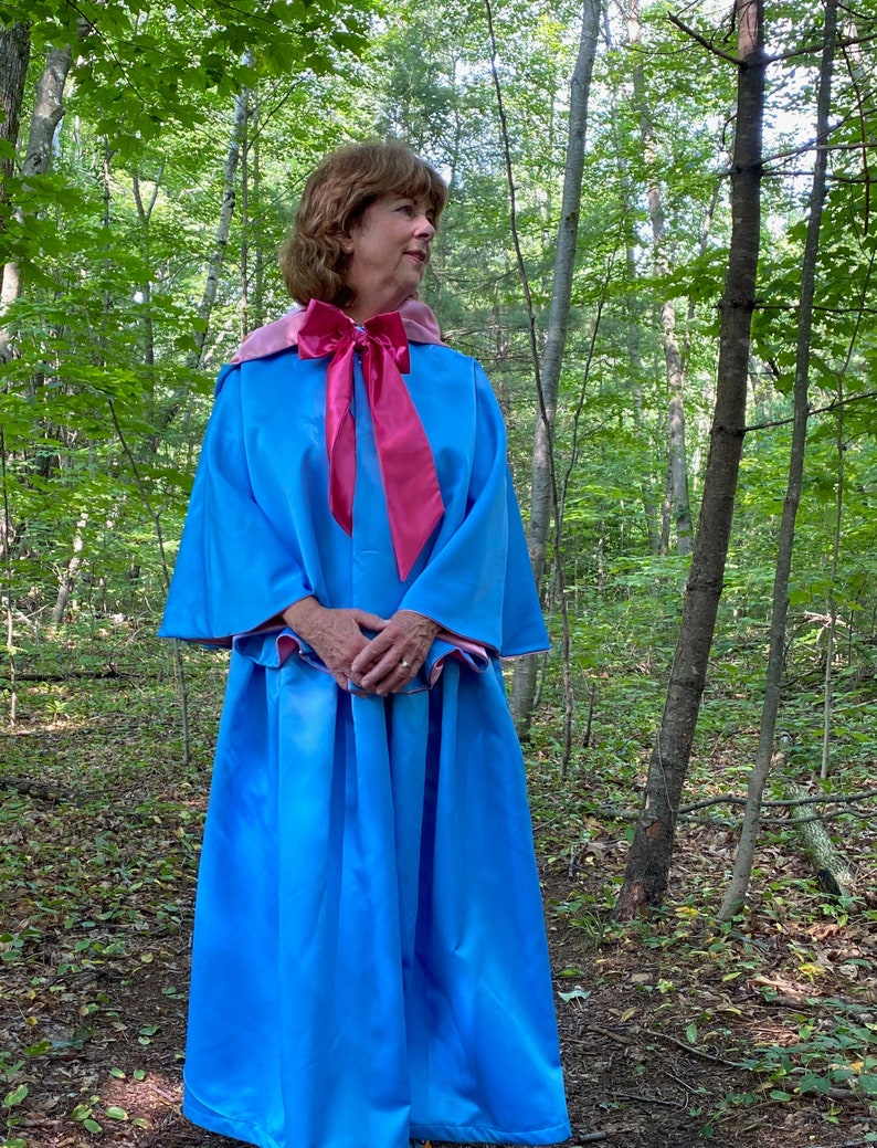 Blue Fairy Godmother Costume 24 Waist Length Cape and Skirt image 6