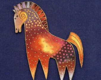 Laurel Burch Iron On Mythical HORSE Applique*Handmade*Almost Gone/103