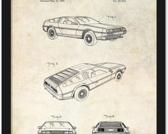 バック・トゥ・ザ・フューチャー デロリアン設計図セット：SFタイム