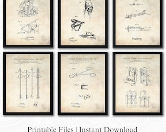 Veterinary Patent Collection | Ready to Print Downloads  | Vet Clinic Decor | Gift for Veterinarians | Antique Background