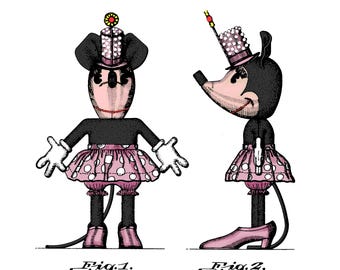 ビンテージ ディズニー キャラクター特許 | デジタルカラー JPG 6 枚