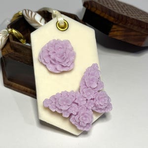 Floral Butterfly Soy Wax Freshener – Handmade Scented Wardrobe & Drawer Air Freshener, Hanging Home Fragrance, Gift Idea, Wardrobe Parfume