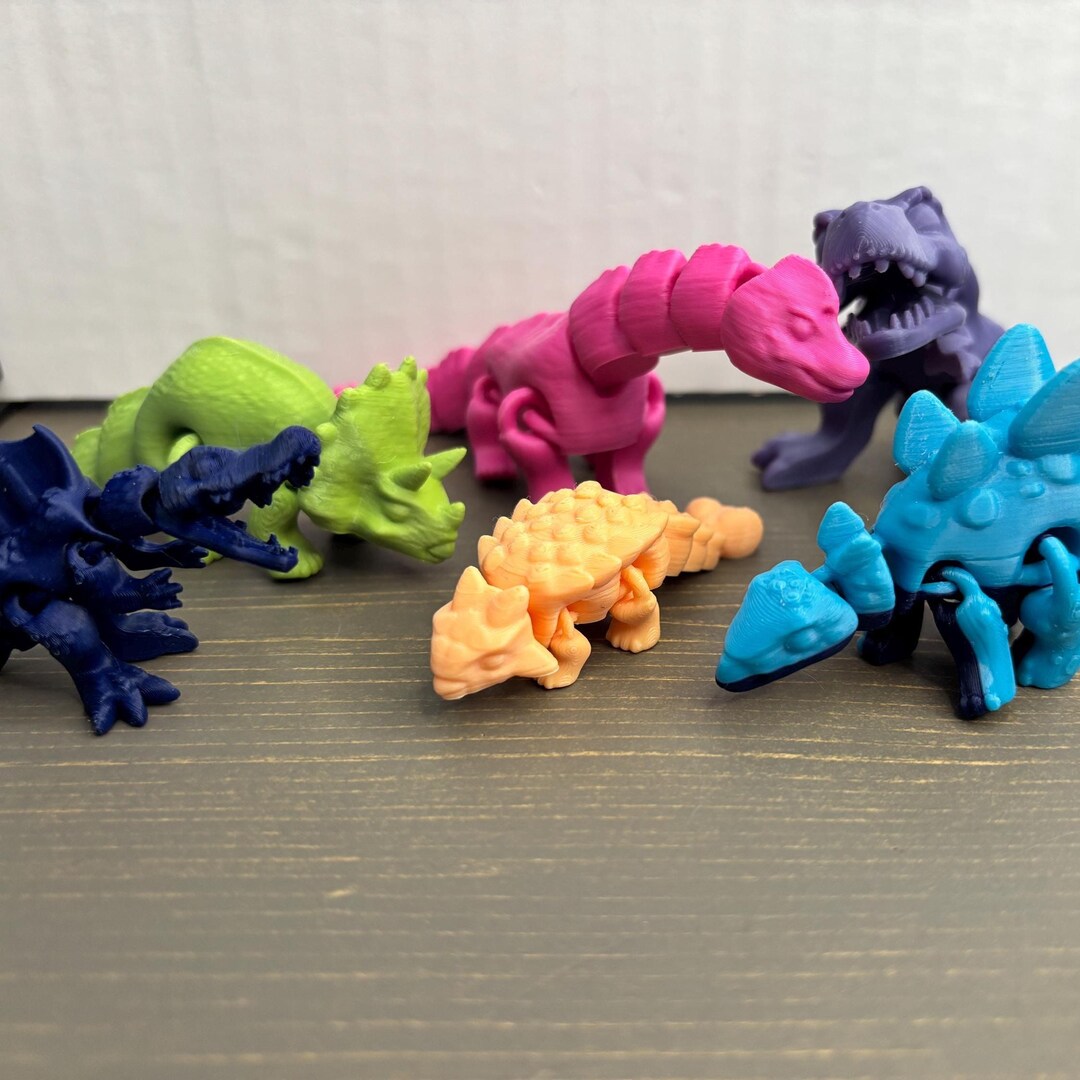 Articulated Fidget Dinosaurs – Flexible Dino Toys for Kids | T-rex ...