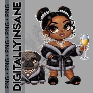 chibi vrouw met hond png, zittend chibi pluche patroon, chibi karakter, chibi-illustraties, logeerpartijtje clipart, spa-feest voor meisjes, mooi feest