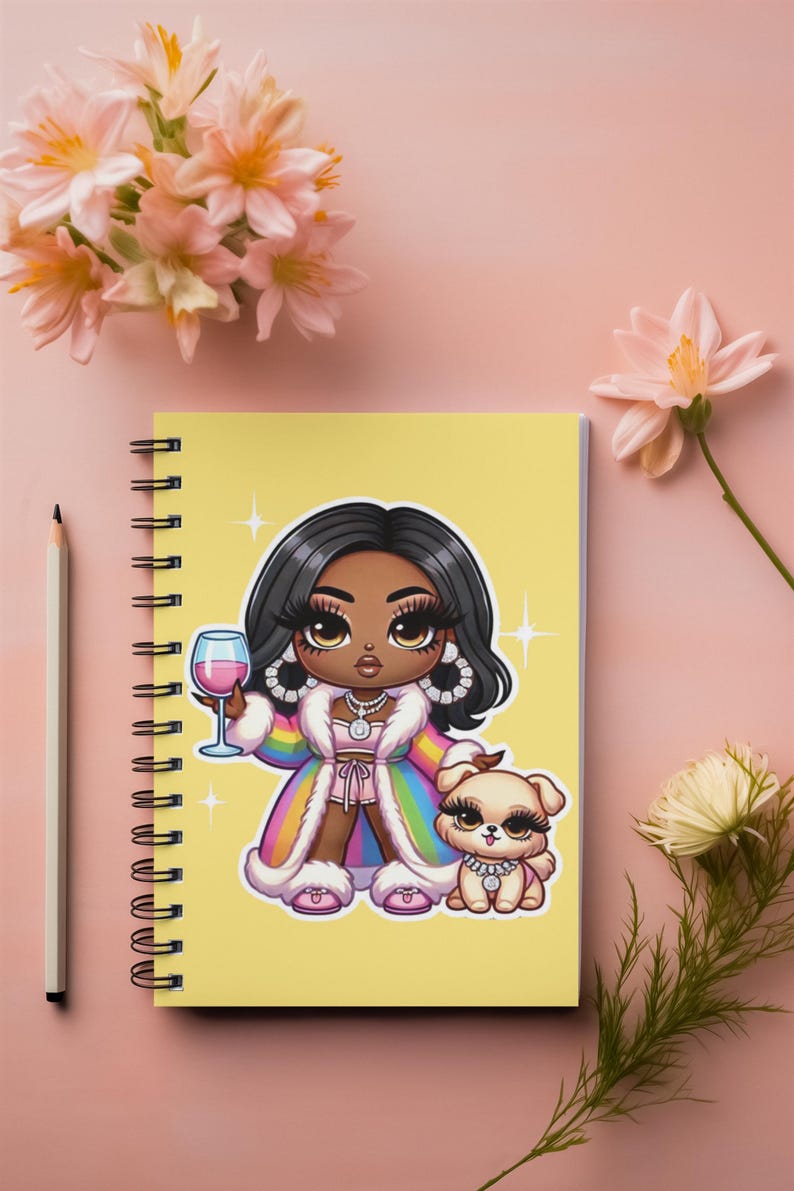 Spa Chibi Melanin Chibi Character, Chibi Woman With Dog Png, Sitting Chibi Plush ...