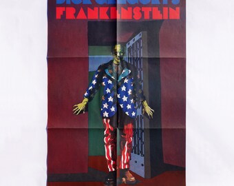 Milton Glaser Poster - Dick Gregory Frankenstein