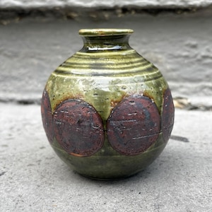 Vintage Ceramic MCM OMC Otagiri Japanese Pottery Bud Vase