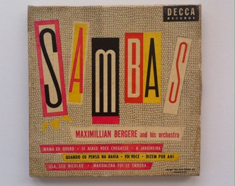 Ladislav Sutnar Album Cover - Sambas by Maximillian Bergere