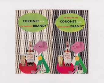 Coronet Brandy Pamphlet - Paul Rand Design