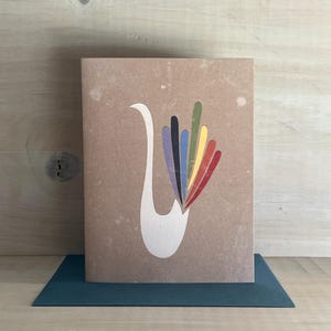 Greeting Card - Rainbow Bird