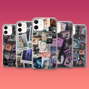 Custodia per telefono Ariana Music Grande 7 Rings Sing Cover per iPhone 16e, 16 Pro 15, 14, 13 Samsung S25, S24Ultra S23FE S22 A16 Pixel 9Pro XL 8A