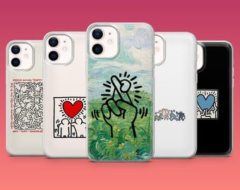Keith Phone Case Haring Legacy Activism Art Cover for iPhone 17 Air 17 Pro 16e 16 15  Samsung S25 S24Ultra S23FE S22 A16 Pixel 10 Pro XL 9A