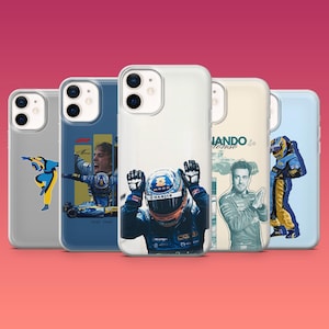 Fernando Alonso Phone Case Formula 1 Rookie F1 Cover for iPhone 16e, 16 Pro 15, 14, 13 Samsung S25, S24Ultra S23FE S22 A16 Pixel 9Pro XL 8A