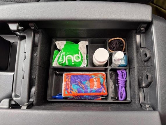 Lexus TX Center Console Organizer | Custom Fit in 1.5” & 2” Depths
