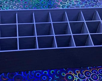 3D Printed Paint Tube Organizer – 30 Slot Rack for 22ml Artist Tubes
