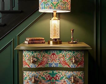 Cómoda, mesita de noche, mesita de noche floral, cómoda/mesita de noche artesanal, mesita de noche boho vintage, almacenamiento boho, diseño personalizado, regalo para ella