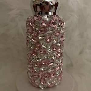 Vaso con cristales brillantes, vaso con cristales brillantes, regalo para el Día de la Madre, vaso de acero inoxidable, vaso hecho a mano, vaso con diamantes, vaso brillante