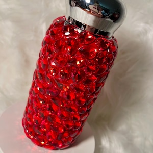 Vaso con cristales brillantes, vaso con cristales brillantes, regalo para el Día de la Madre, vaso de acero inoxidable, vaso hecho a mano, vaso con diamantes, vaso brillante