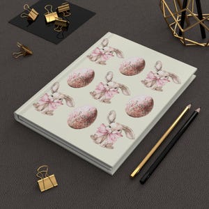 Journal relié avec lapin de Pâques, cadeau meilleur ami, joli carnet pour enfants, journal de printemps, cadeau de Pâques, décoration de lapin, journal personnalisé