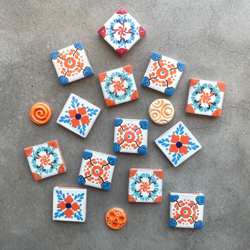 1x1 Mexican Tile - Etsy