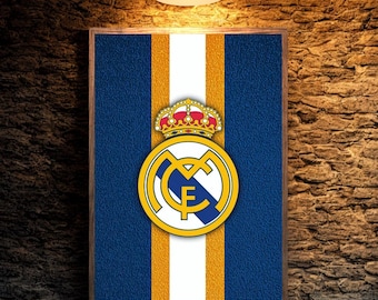 Art mural Real Madrid - Impression football moderne (téléchargement numérique) Art mural décoratif haute qualité pour la maison et le bureau