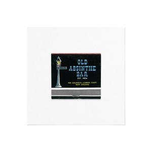 Old Absinthe Bar (LA) - Vintage 1950s Matchbook Cover Glicée Print - New Orleans Louisiana Ephemera - Framed or Unframed Wall Art