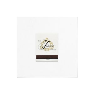The Fairmont Hotels - Vintage 1960s Matchbook Cover Glicée Print - San Francisco California Travel Ephemera - Framed or Unframed Wall Art