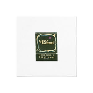 The US Grant Hotel - Vintage 1970s Matchbook Cover Glicée Print - San Francisco California Travel Ephemera - Framed or Unframed Wall Art