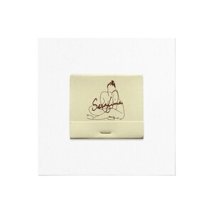 Serafina (WA) - Vintage 1960s Matchbook Cover Glicee Print - Travel Ephemera - Framed or Unframed Wall Art