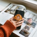 Custom Phone Grip Magnetic Phone Grip with Photo - Personalized Gifts Phone Holder Face Cut - Cute Phone Accessories Pet Lover