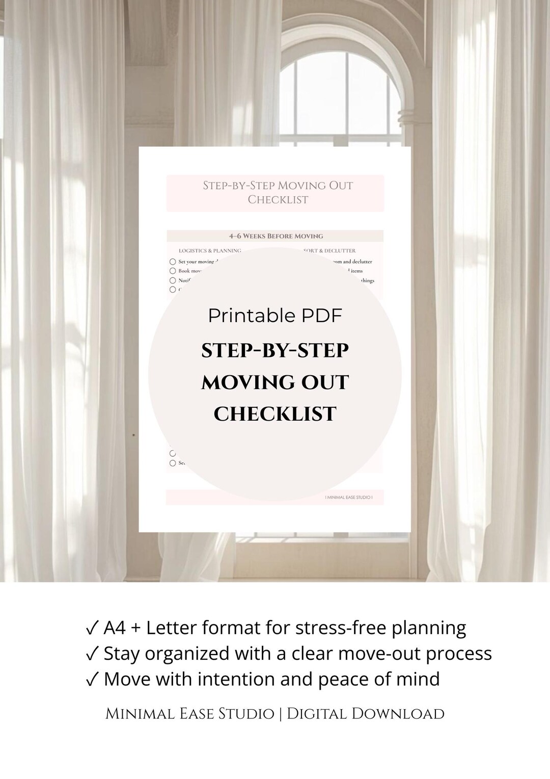 引越しチェックリスト | ステップバイステップの印刷可能なPDF - Etsy 日本