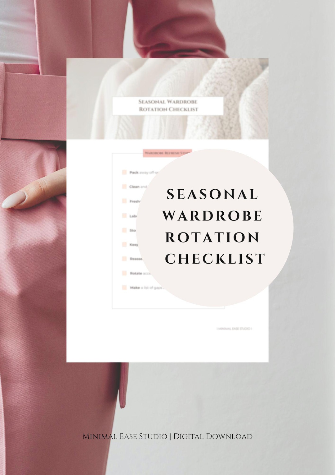 Seasonal Wardrobe Rotation Checklist | Closet Organization & Clothing ...
