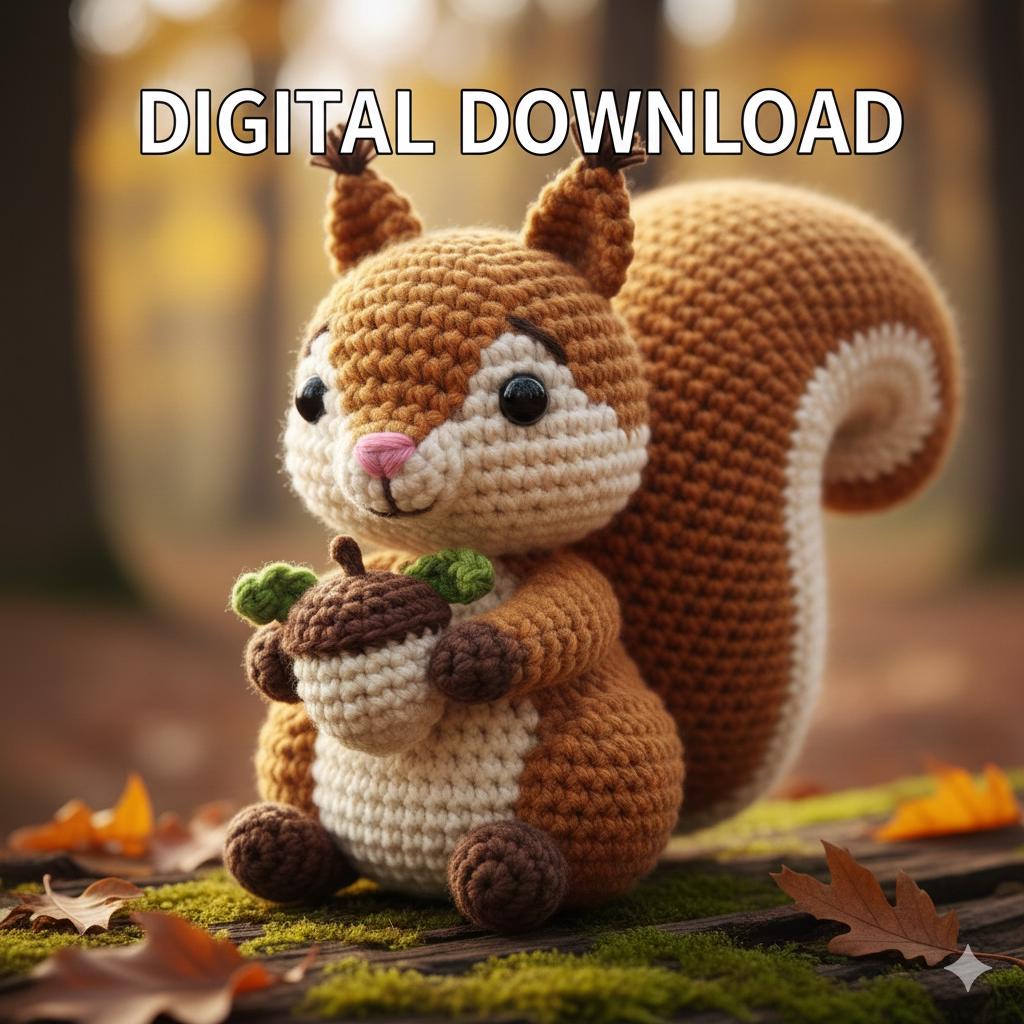 36 Squirrel Crochet Pattern: Enhance Your Skills With Adorable Designs 15 Crochet Squirrel Pattern Amigurumi Plush Tutorial (