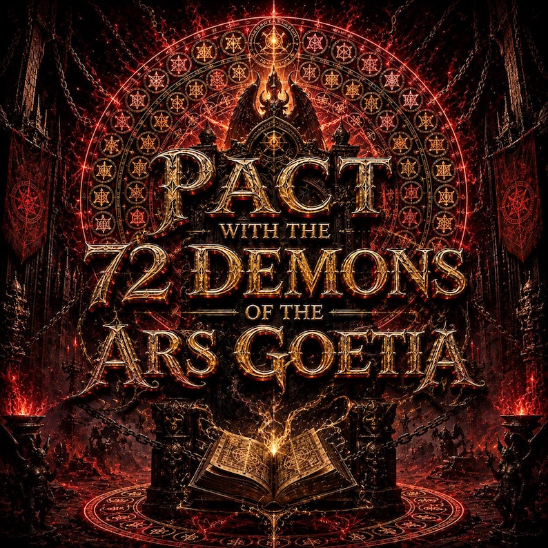 Pact With the 72 Demons of the Ars Goetia - Etsy Australia