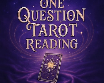Lectura de Tarot de una sola pregunta – Entrega el mismo día