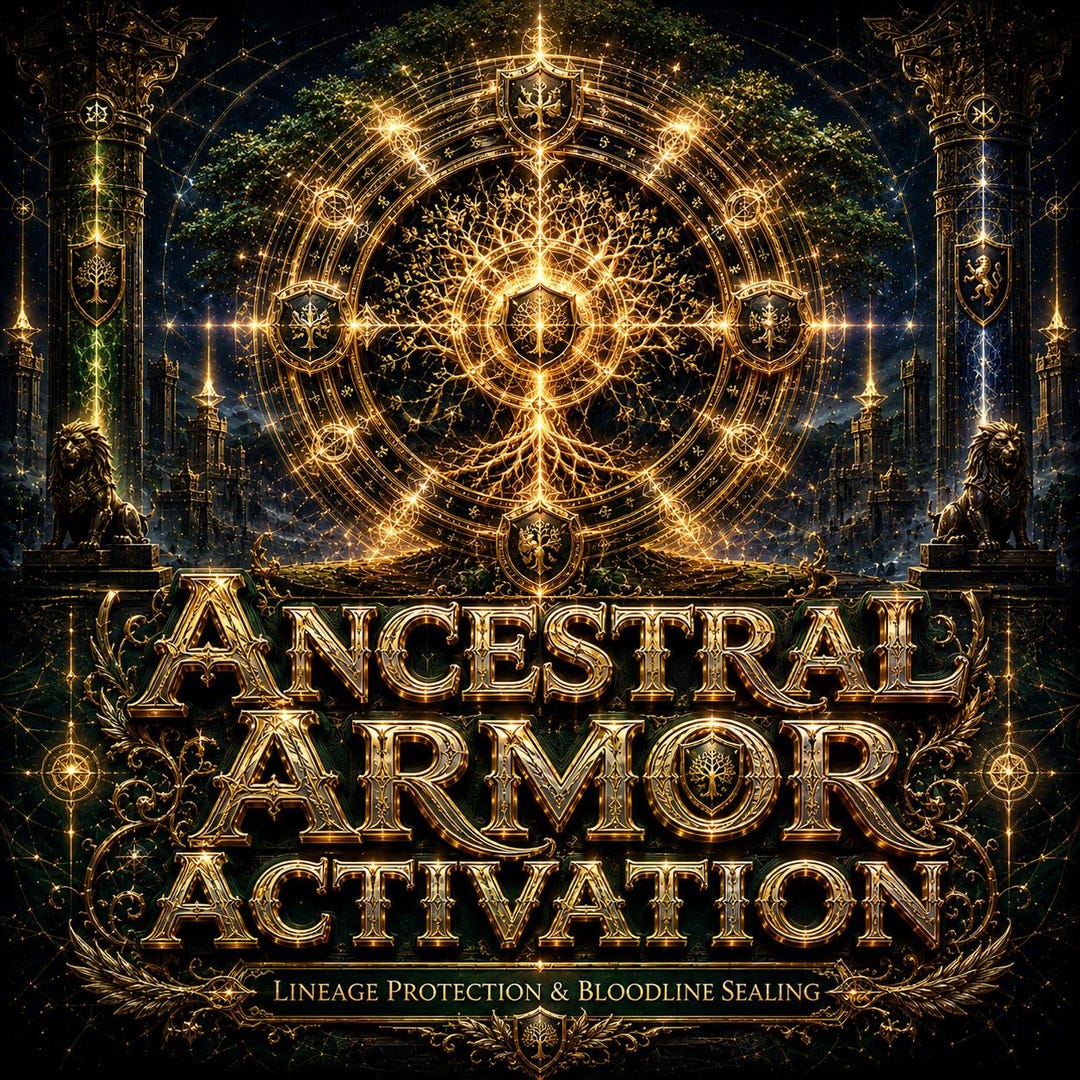 Ancestral Armor Activation Lineage Protection & Bloodline Sealing - Etsy