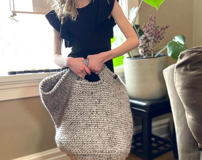Large Crochet Basket with 12 colour options
