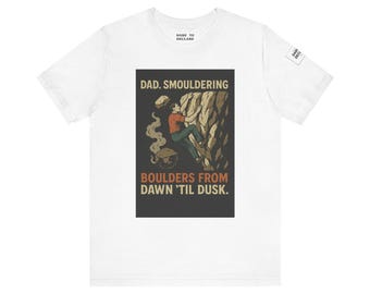 Adventure Father T-Shirt, Climbing Tee, Father's Day Gift, Outdoor Shirt, Dad Apparel, Graphic Tee