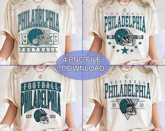 Bundle Philadelphia Football png, Eagl Football PNG, Football PNG for shirt, Philadelphia png, Game day Football, Png Sublimation Print