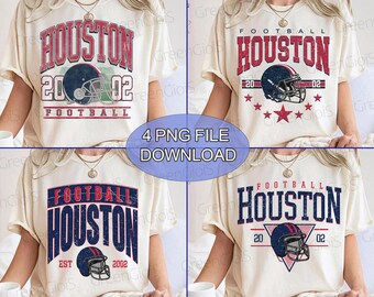 Bundle Houston Football PNG, Texa Football PNG, Fußball PNG für Hemd, Houston PNG, Spieltag Fußball, Png Sublimationsdruck