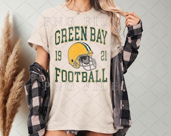 Vintage Green Bay Football png, Football PNG, Football PNG for shirt, Green Bay png, Game day Football, Bundle PNG Football