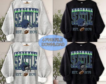 Bundle Seattle Football png, Seahaw Football PNG, Football PNG for shirt, Seattle png, Game day Football, Png Sublimation Print