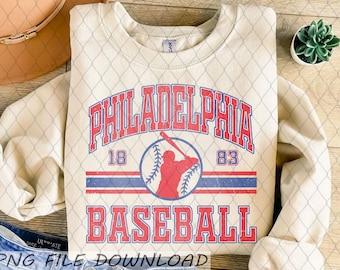 Philadelphia Baseball Png, Philadelphia baseball digital file, baseball Digital Download, Baseball png for tshirt ABE21