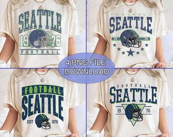 Bundle Seattle Football png, Seahaw Football PNG, Football PNG for shirt, Seattle png, Game day Football, Png Sublimation Print