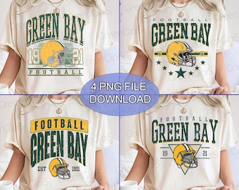 Bundle Green Bay Football png, Packe Football PNG, Football PNG for shirt, Green Bay png, Game day Football, Png Sublimation Print