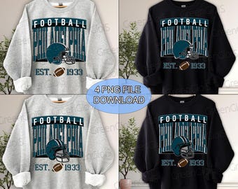 Bundle Philadelphia Football png, Eagl Football PNG, Football PNG for shirt, Philadelphia png, Game day Football, Png Sublimation Print