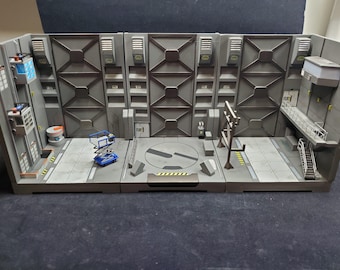 Kombi-Set - Gundam Artifact Hanger 3D-gedrucktes Resin Modell (GAB-001-A, GAB-002, GAB-003)