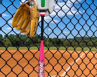 Organizador de banquillo personalizado impreso en 3D con gran portabotellas para béisbol/T-ball/softbol.