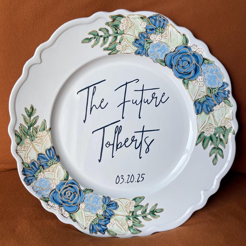 Hand Painted Plate - Etsy